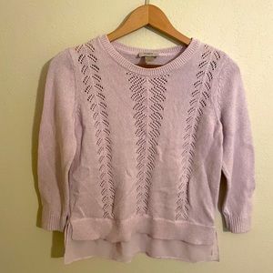 LOFT pink sweater